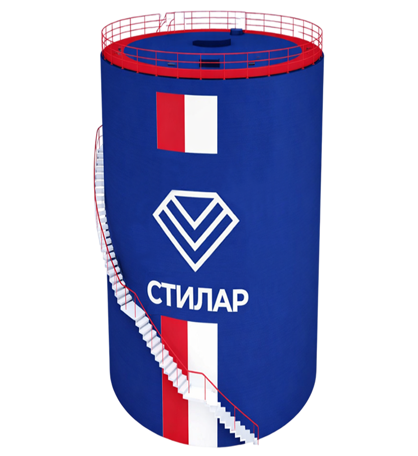 Цельносварной резервуар РВС  5 м³ от завода-производителя